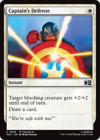 Captain's Defense (0836), Commander: Marvel Super Heroes 836