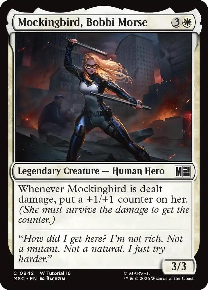 Mockingbird, Bobbi Morse (0842), Commander: Marvel Super Heroes 842