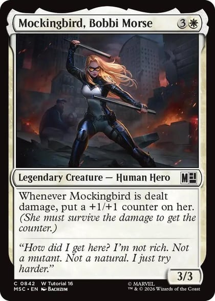 Mockingbird, Bobbi Morse (0842), Commander: Marvel Super Heroes 842
