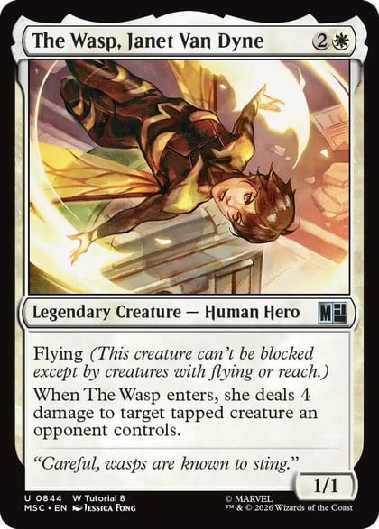 The Wasp, Janet Van Dyne (0844), Commander: Marvel Super Heroes 844