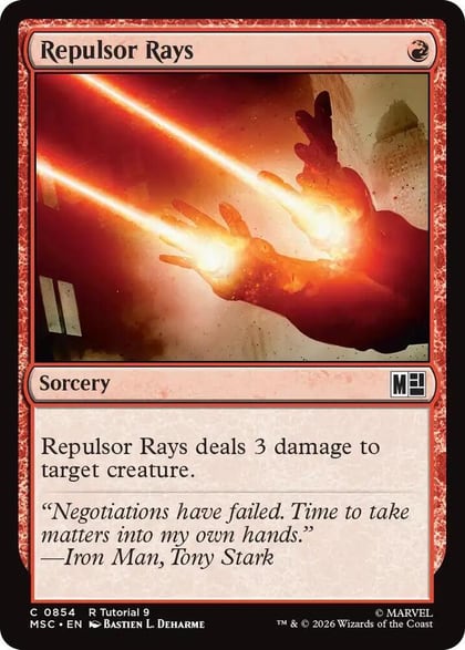 Repulsor Rays (0854), Commander: Marvel Super Heroes 854