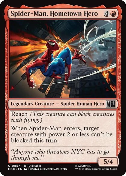 Spider-Man, Hometown Hero (0857), Commander: Marvel Super Heroes 857