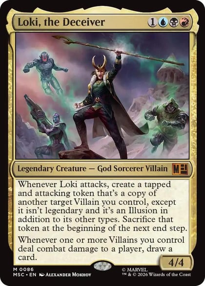 Loki, the Deceiver, Commander: Marvel Super Heroes 86