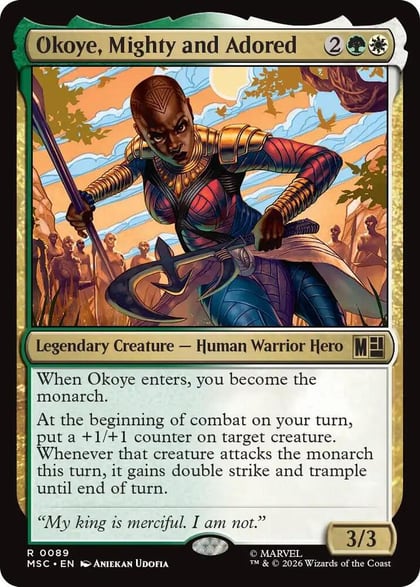 Okoye, Mighty and Adored, Commander: Marvel Super Heroes 89