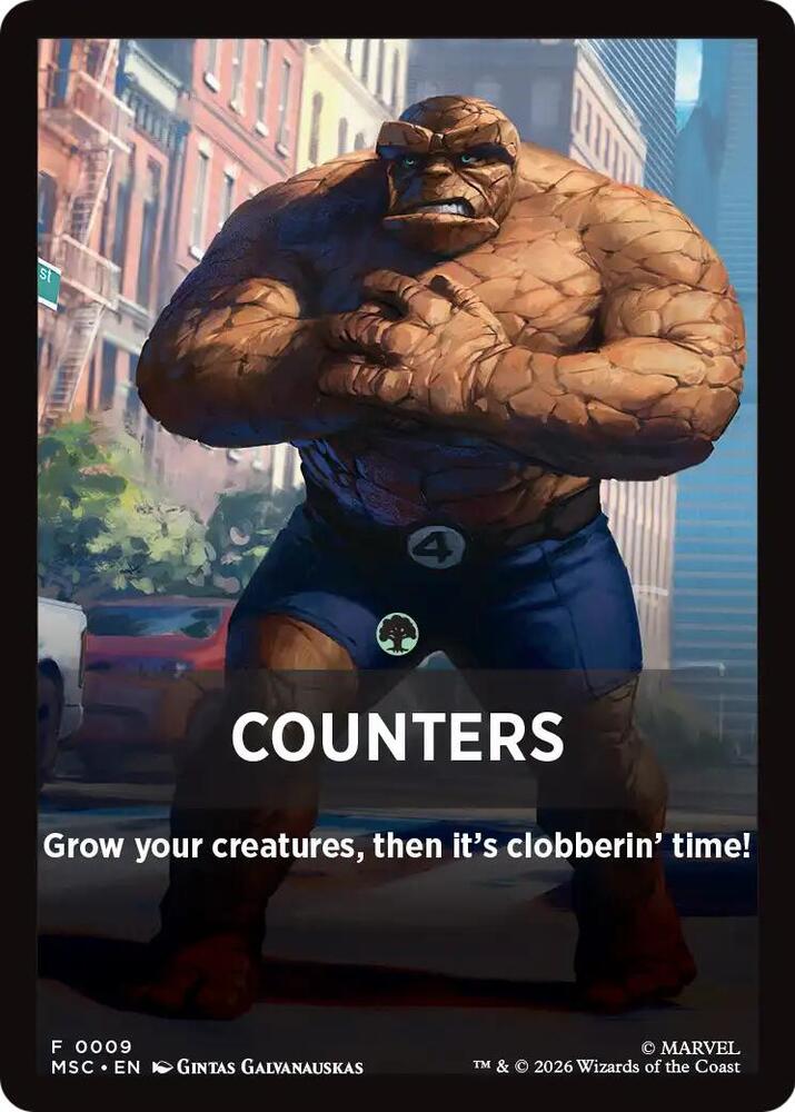 Counters Theme Card, Commander: Marvel Super Heroes 9