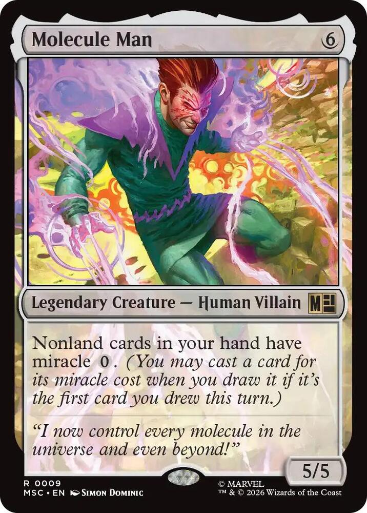Molecule Man, Commander: Marvel Super Heroes 9