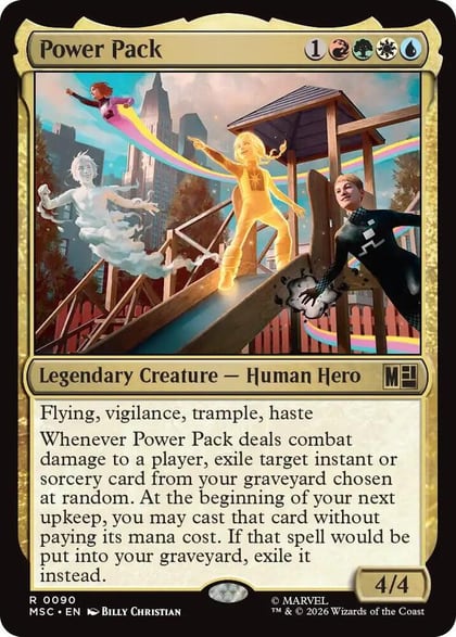Power Pack, Commander: Marvel Super Heroes 90