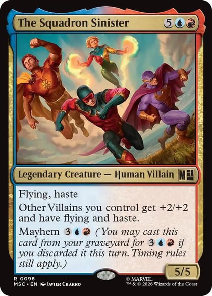 The Squadron Sinister (Surge Foil), Commander: Marvel Super Heroes 96