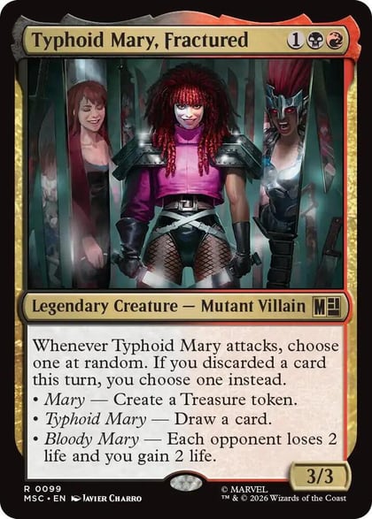 Typhoid Mary, Fractured, Commander: Marvel Super Heroes 99