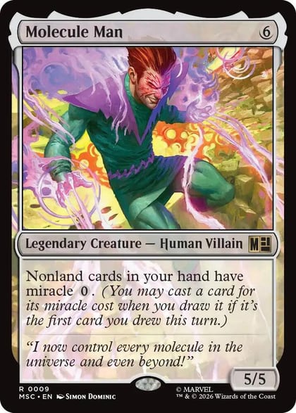 Molecule Man, Commander: Marvel Super Heroes 9