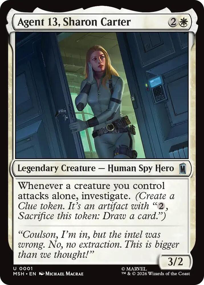 Agent 13, Sharon Carter, Marvel Super Heroes 1