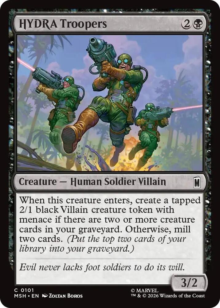 HYDRA Troopers, Marvel Super Heroes 101