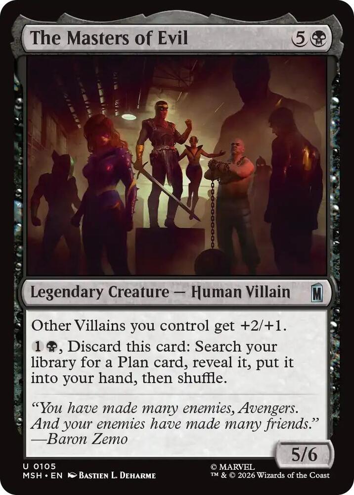 The Masters of Evil, Marvel Super Heroes 105
