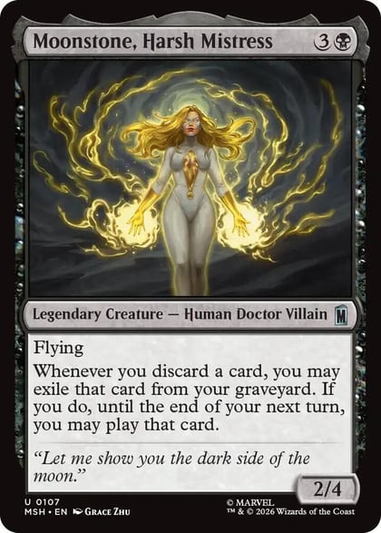 Moonstone, Harsh Mistress, Marvel Super Heroes 107