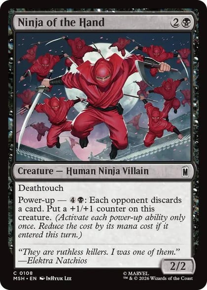 Ninja of the Hand, Marvel Super Heroes 108