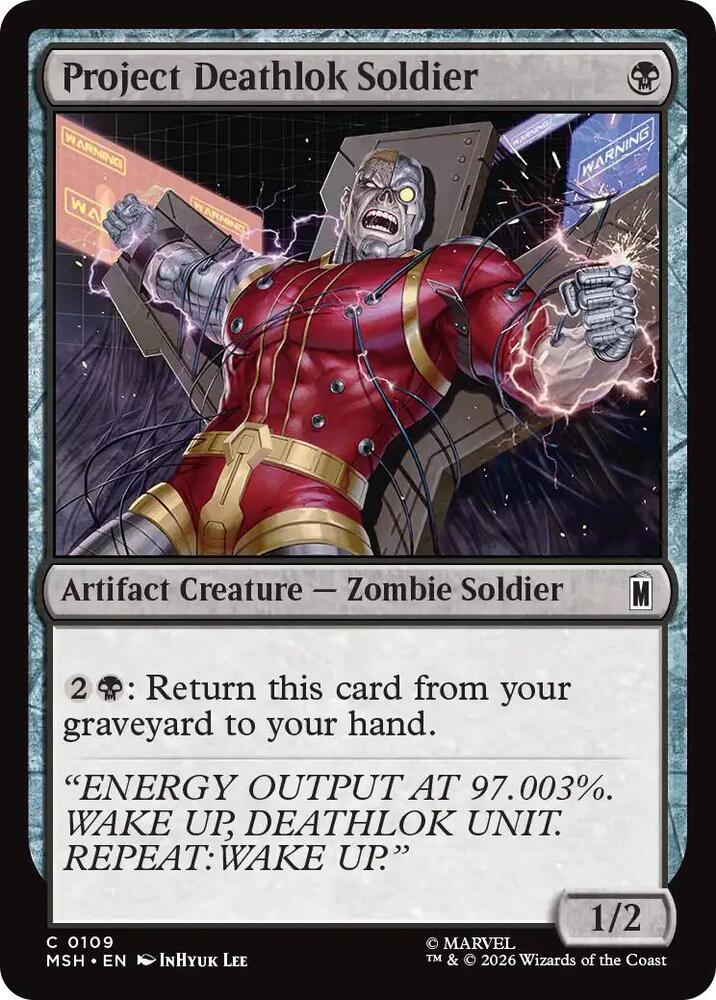 Project Deathlok Soldier, Marvel Super Heroes 109