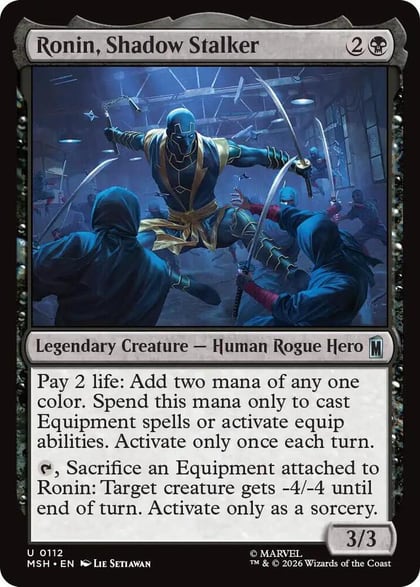 Ronin, Shadow Stalker, Marvel Super Heroes 112