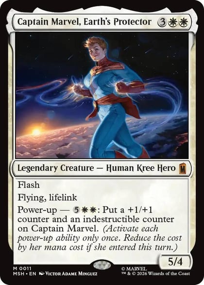 Captain Marvel, Earth's Protector, Marvel Super Heroes 11