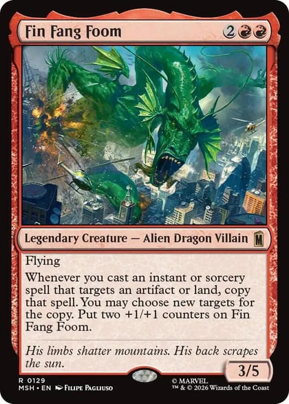 Fin Fang Foom, Marvel Super Heroes 129