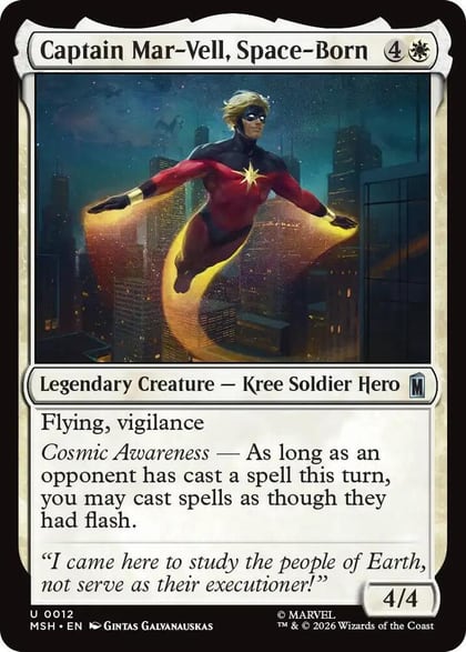 Captain Mar-Vell, Space-Born, Marvel Super Heroes 12