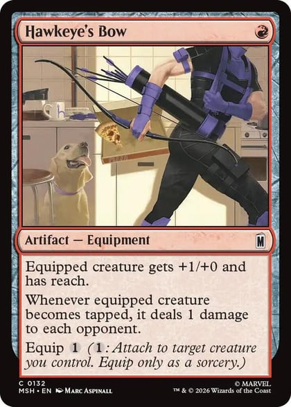 Hawkeye's Bow, Marvel Super Heroes 132