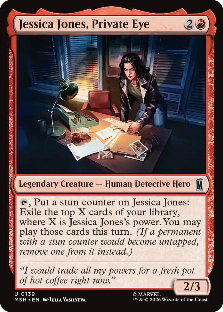 Jessica Jones, Private Eye, Marvel Super Heroes 139