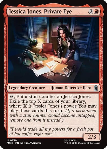 Jessica Jones, Private Eye, Marvel Super Heroes 139