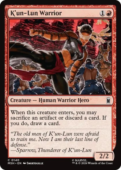 K'un-Lun Warrior, Marvel Super Heroes 140