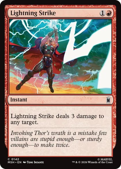 Lightning Strike, Marvel Super Heroes 142