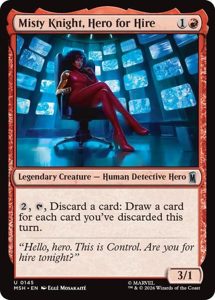 Misty Knight, Hero for Hire, Marvel Super Heroes 145