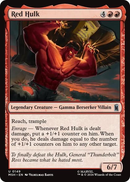 Red Hulk, Marvel Super Heroes 149