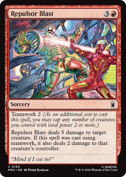 Repulsor Blast, Marvel Super Heroes 150