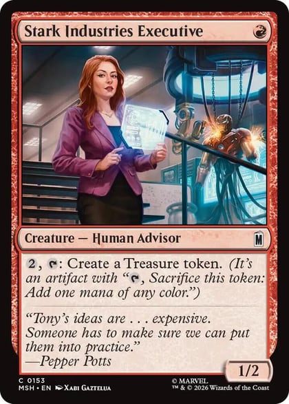 Stark Industries Executive, Marvel Super Heroes 153