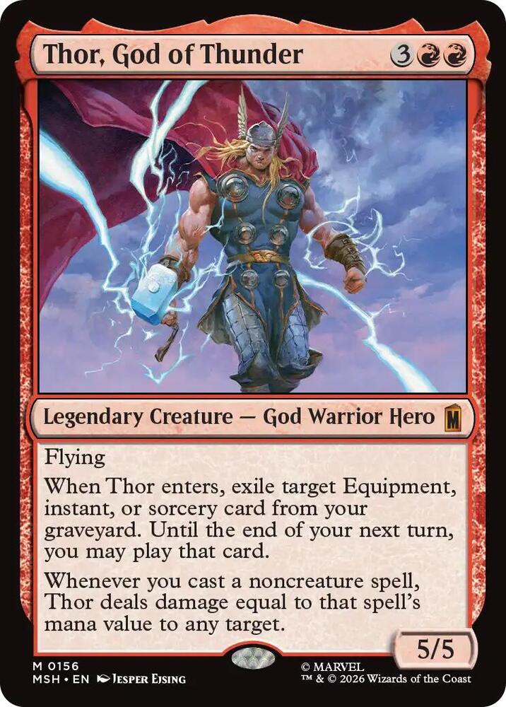 Thor, God of Thunder, Marvel Super Heroes 156