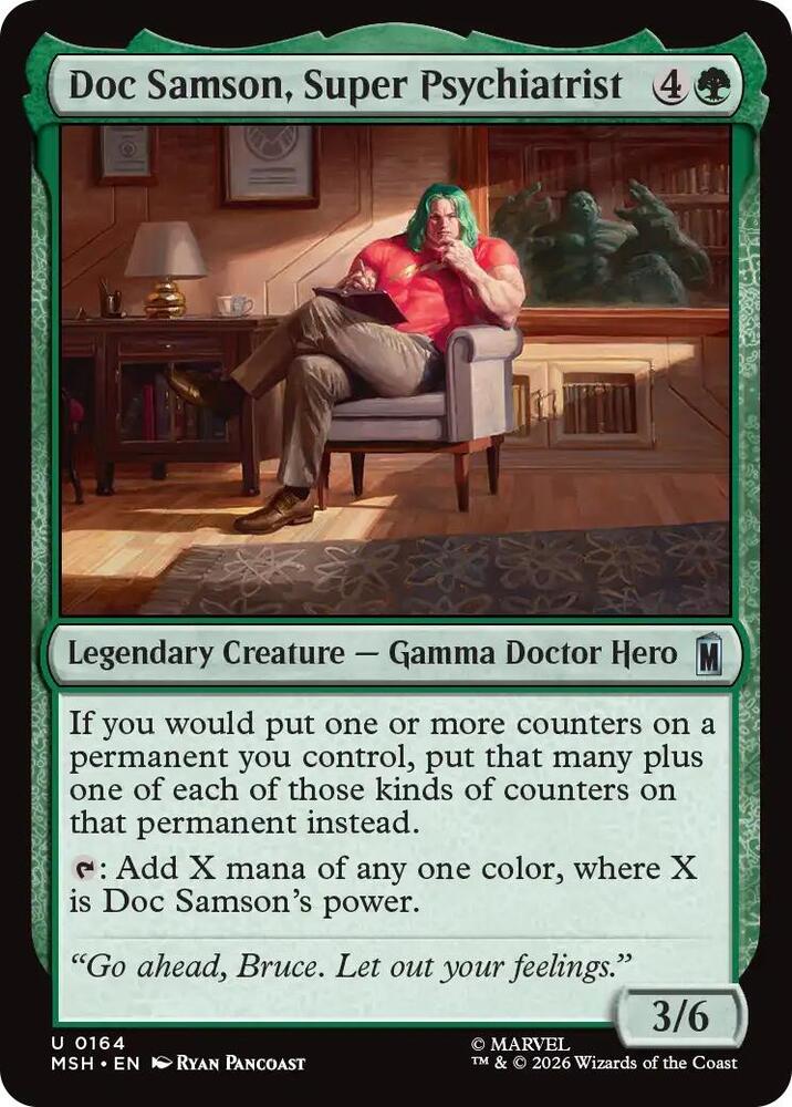 Doc Samson, Super Psychiatrist, Marvel Super Heroes 164