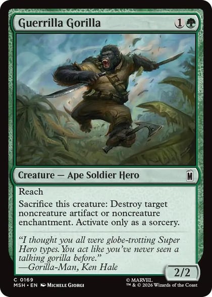 Guerrilla Gorilla, Marvel Super Heroes 169