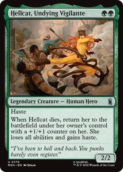 Hellcat, Undying Vigilante, Marvel Super Heroes 170