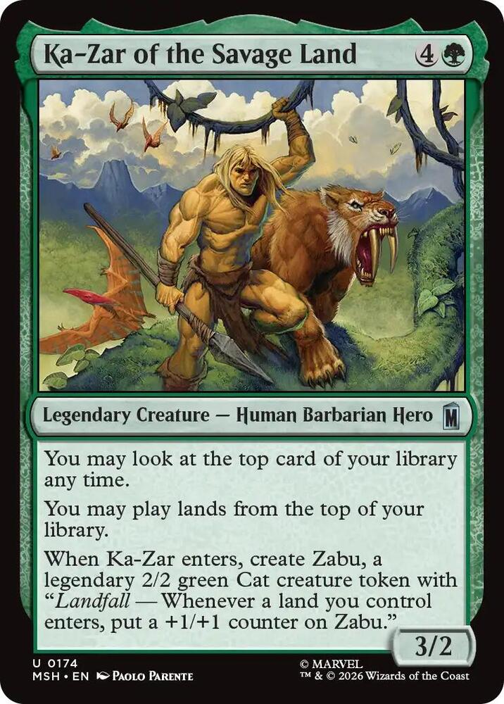 Ka-Zar of the Savage Land, Marvel Super Heroes 174