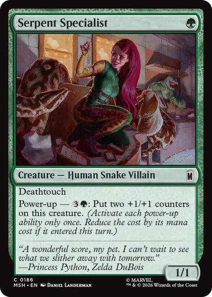 Serpent Specialist, Marvel Super Heroes 186