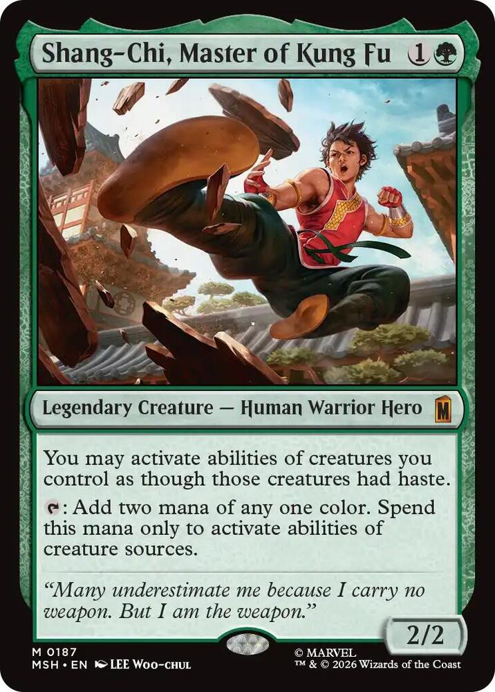 Shang-Chi, Master of Kung Fu, Marvel Super Heroes 187