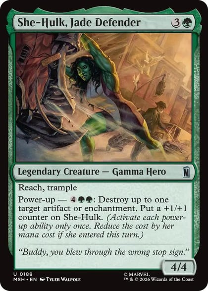 She-Hulk, Jade Defender, Marvel Super Heroes 188
