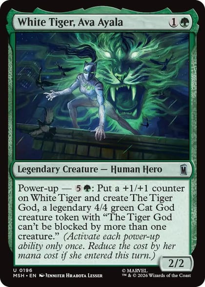 White Tiger, Ava Ayala, Marvel Super Heroes 196
