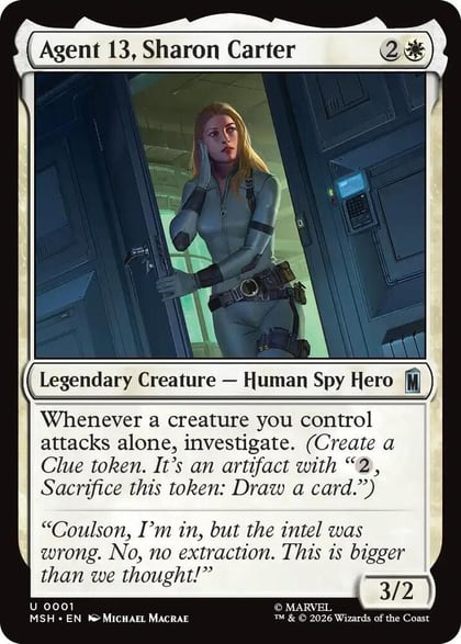 Agent 13, Sharon Carter, Marvel Super Heroes 1
