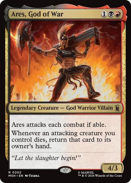 Ares, God of War, Marvel Super Heroes 202
