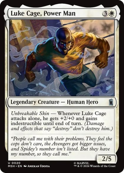 Luke Cage, Power Man, Marvel Super Heroes 20