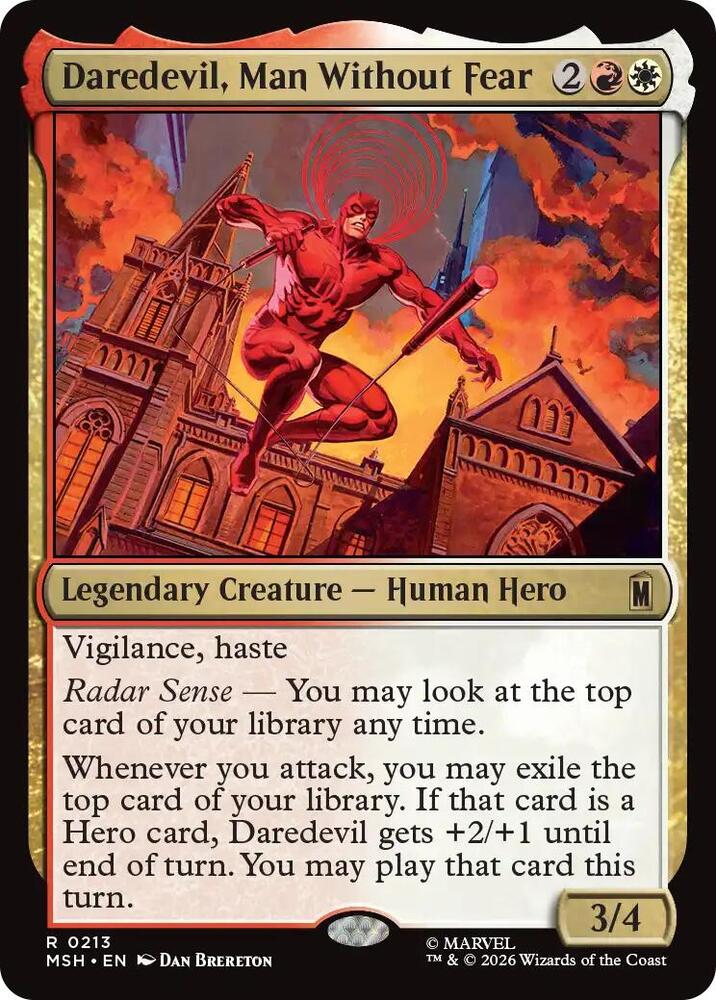 Daredevil, Man Without Fear, Marvel Super Heroes 213