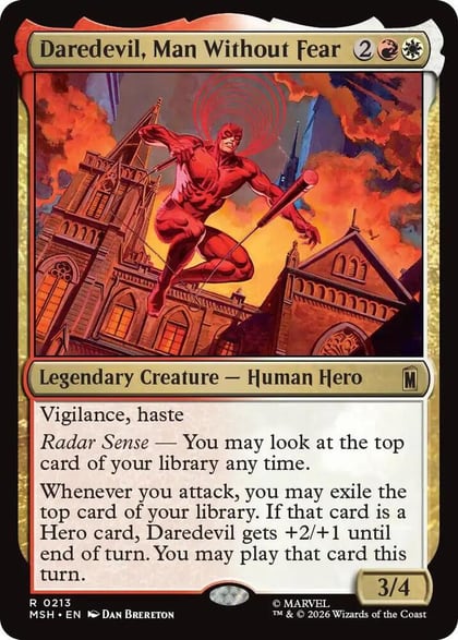 Daredevil, Man Without Fear, Marvel Super Heroes 213