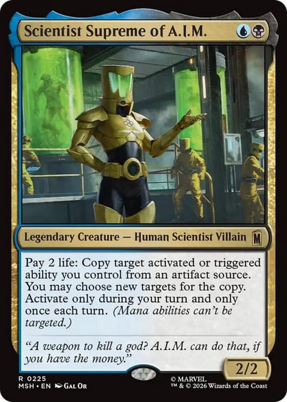 Scientist Supreme of A.I.M., Marvel Super Heroes 225