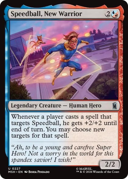 Speedball, New Warrior, Marvel Super Heroes 227