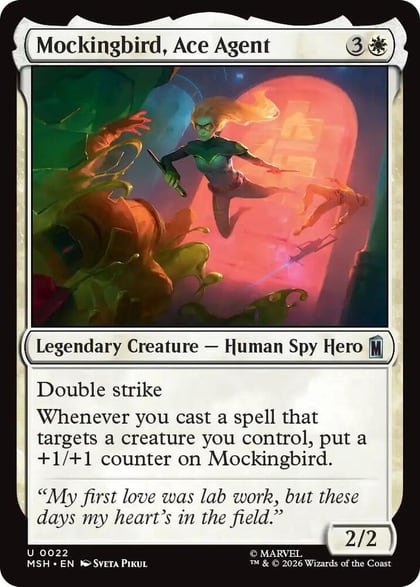 Mockingbird, Ace Agent, Marvel Super Heroes 22